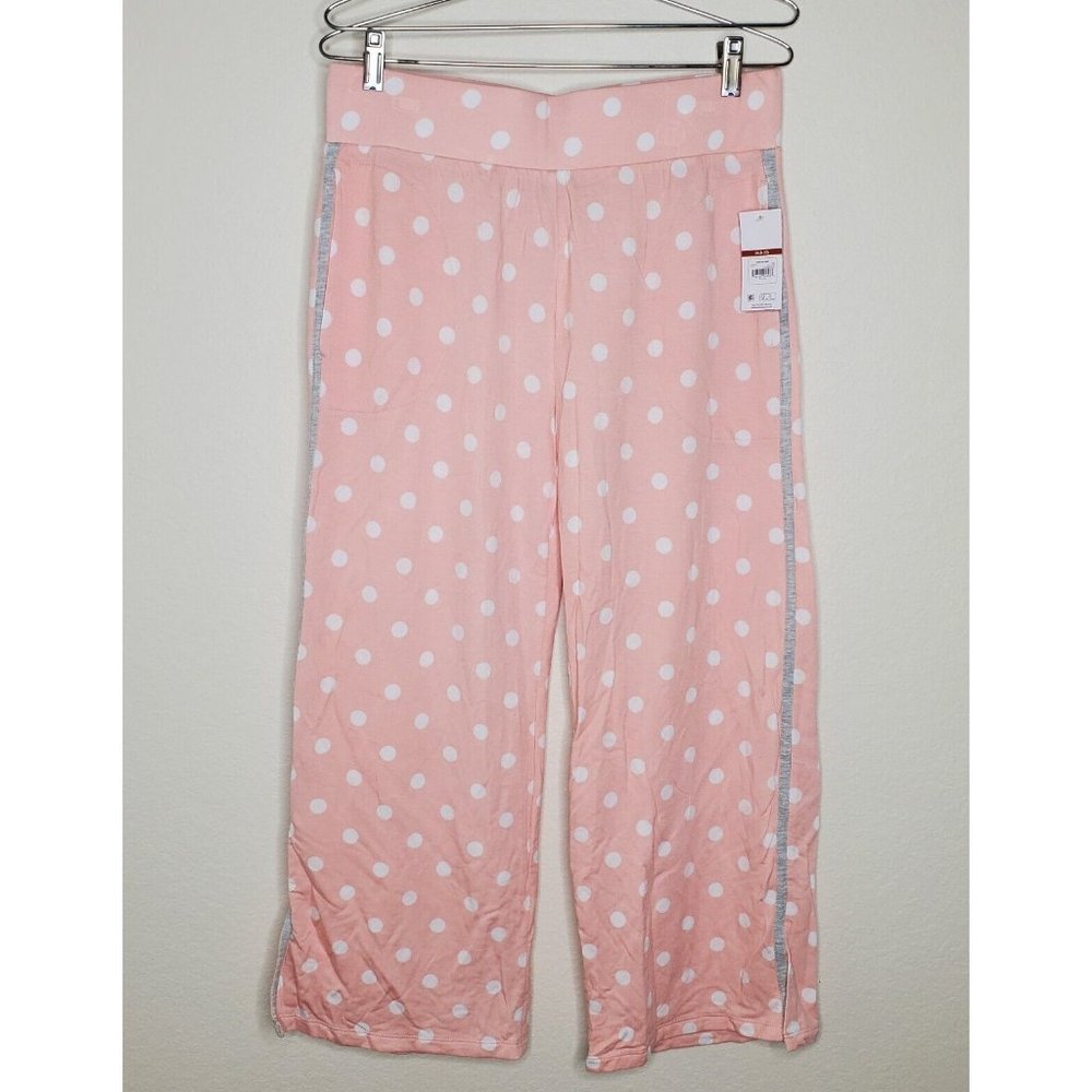 Sofia Intimates by Sofia Vergara Women's Knit Wide Leg Capri Pants Med